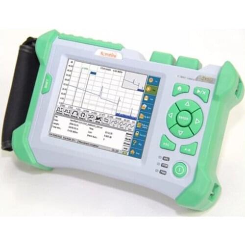 KomShine QX50-S 1310/1550nm,32/30dB PON OTDR with VFL Optical Time Domain Reflectometer Fiber Optic OTDR Tester English,Spanish