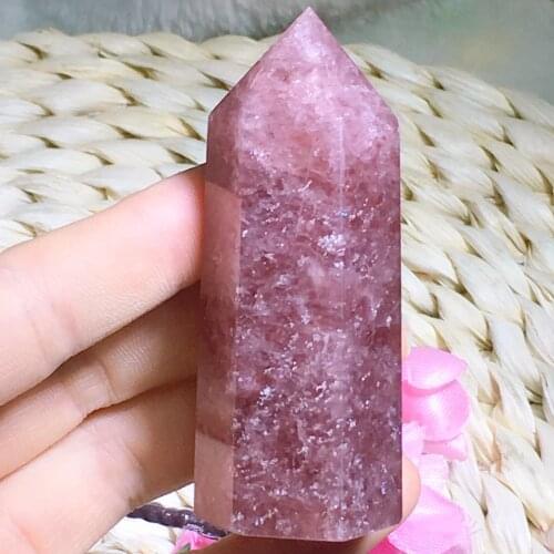 Starwberry quartz tower