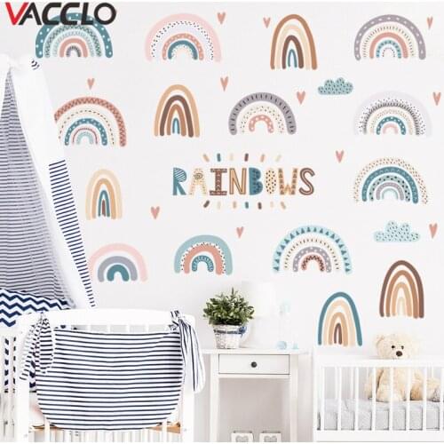 Vacclo DIY Cloud Childrens Room Decoration Bedroom Wallpaper On The Wall Paper Bohemia Style Stickers Wallpaper In The Nursery