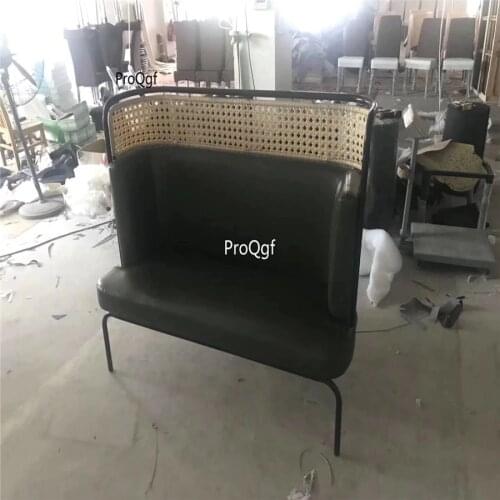 Ngryise 1Pcs A Set Minshuku leather rattan chair