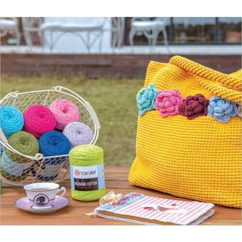 Yarnart Macrame COTTON 250gr 225mt DIY Yarn String Thread Rope Colored Handmade Home Wedding Accessories Gift Dreamcatcher