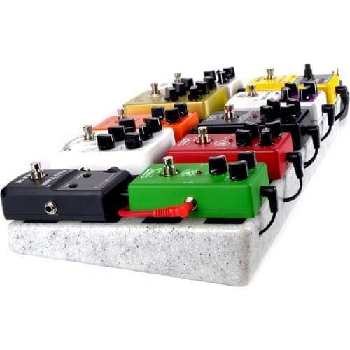 Guitar Effects Pedal Board Rock-board Universal Guitar Lines Storage Musical Device with Adhesive Backing Magic Tape