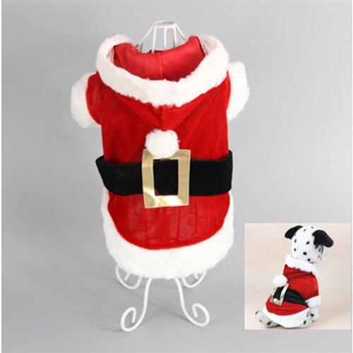 Christmas Dog Clothes for Dogs Chihuahua Winter Dog Clothing Costume Pet Clothes Warm Pet Cat Hoodie Coat Clothing