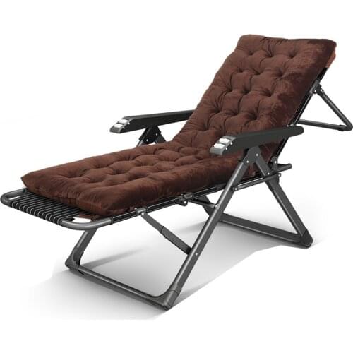 Recliner folding lunch break chair leisure nap bed beach chair lazy outdoor summer backrest chair