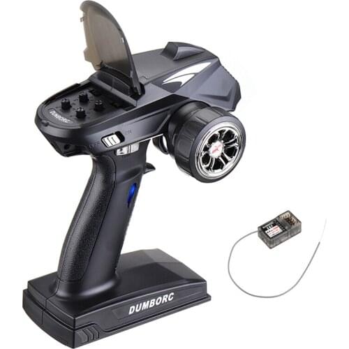 DUMBORC X4 2.4G 4CH Transmitter With X6F Receiver For Q65 MN-90 Rc Car Boat Tank Vehicle Model Remote Controller Parts