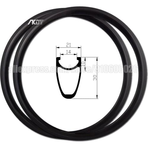 Carbon 451 Rim 30mm Depth 21mm Width Rims 451 24H/28H/32H/36H Disc Brake 20 Inch Carbon Rims