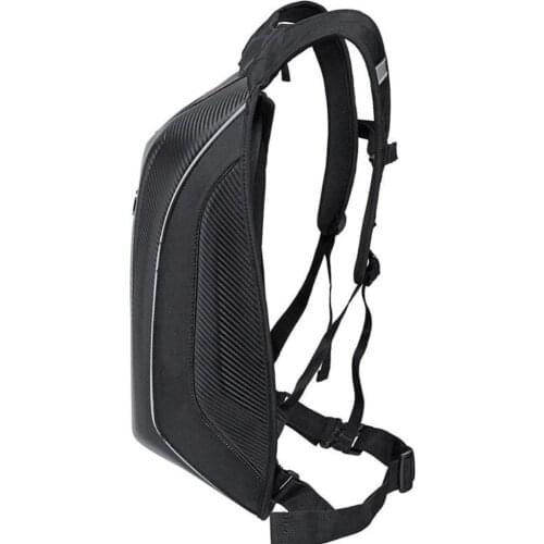 18.5" Travel Universal Motorcycle Backpack Carbon Fiber Motocross Riding Racing Storage knight Bag