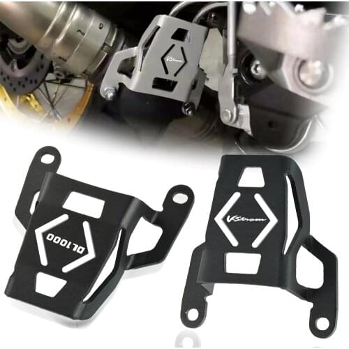 Motorcycle Exhaust Flap Air Release Valve Guard Cover Protector For Suzuki V-StromDL1000 V STROM DL 1000 1000 XT 2014 - 2020
