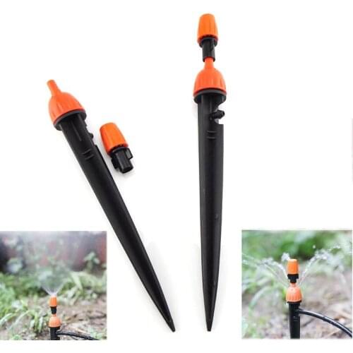 2 Way Adjustable Irrigation System Garden Water Spray Dripper Irrigation Misting Nozzle Sprinklers Gardening Watering kits Drip