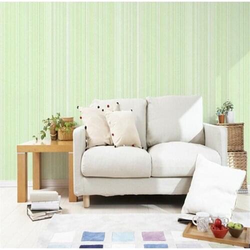 Beibehang 3d wallpaper Simple plain vertical stripe multicolor color bedroom living room hotel walkway papel de parede wallpaper
