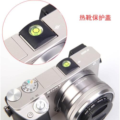 5PCS Flash Hot Shoe Cover Cap Bubble Spirit Level Micro single lens cap For SONY A6000 A6300 A6500 RX10 RX1 A7 A7R RX100 II
