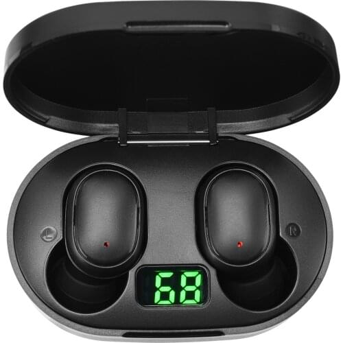 E6S Wireless Stereo Earphones Earbuds In-ear With Digital Display Sports Gaming 5.0 Bluetooth-Compatible Headset