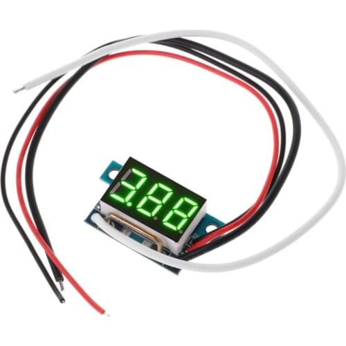 DC0-10A Digital LED Ammeter Current Panel Meter 0.36in Module Reverse protection R9UF
