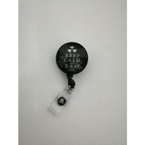 Keep Calm X-Ray Tech Retractable Badge Holder Nurse retractable id holders 20PCS/LOT