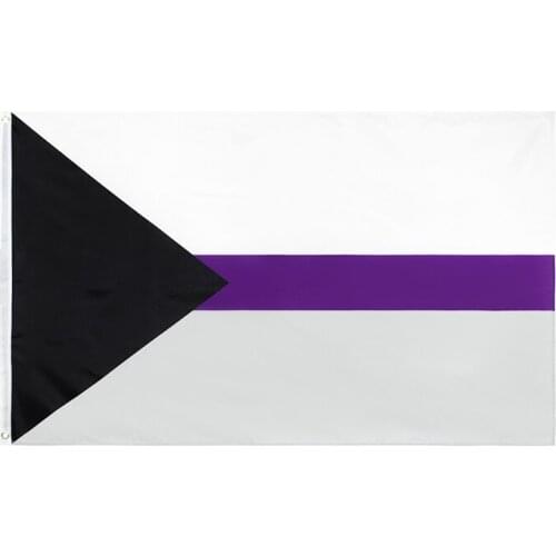 Cheap LGBTQIA Ace Community Demi Asexuality Asexual Pride Demisexual Flag 90x150cm 100/200/500/1000 Pcs 3x5ft Polyester Printed