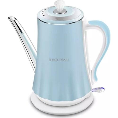 Electric kettle 1.4L home anti-scalding long mouth stainless steel automatic power off water double water bottle