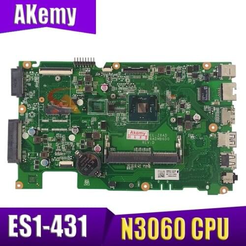 DAZ8ADMB6D0 Mainboard For Acer Aspire ES1-431 Laptop Motherboard N3060 CPU DAZ8ADMB6D0 NBMZC1100D6 Work 100% Original