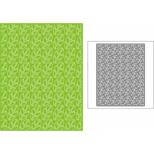 New Spotted Broken Leaves Background Plate Craft Embossing Mold 2021 Metal Cutting Dies for DIY Scrapbooking Album Card Making