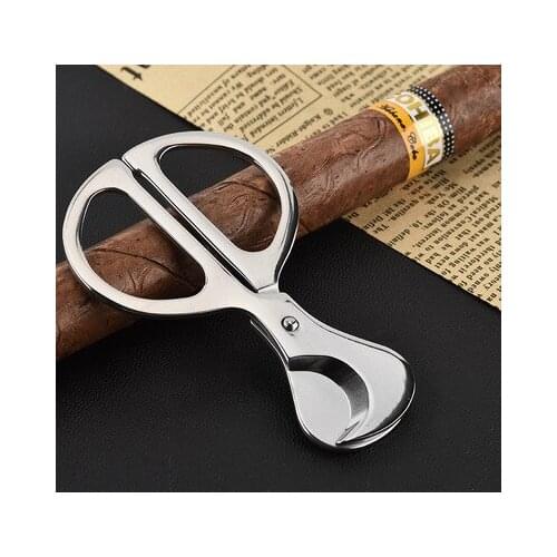 402 Stainless steel cigar scissors cigar cutter metal Gadget
