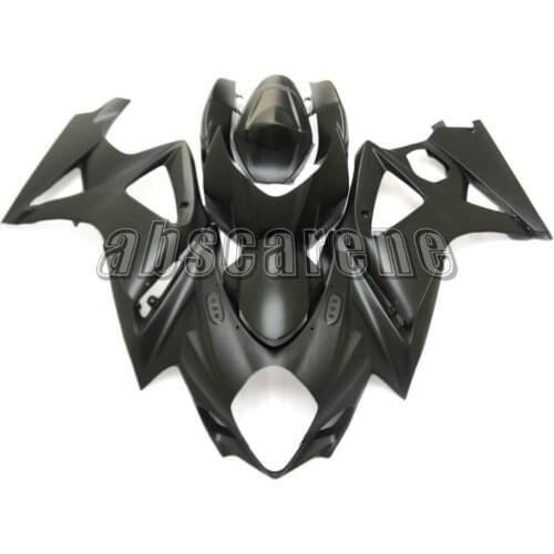 Complete Fairings for Suzuki GSXR1000 K7 2007 2008 GSXR 1000 K7 07 08 Injection ABS Plastic Cowlings Pure Matte Black Panels New