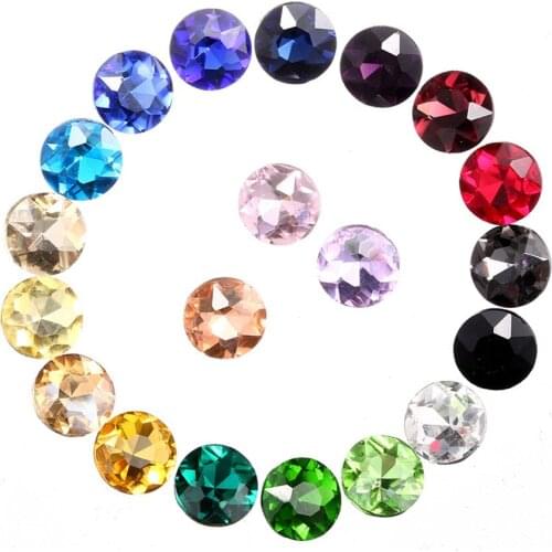 Sewing Rhinestone 20pcs 30pcs Shine Sew on Crystal Stone Pointback Glass Stone for Clothing Shoes Bags Wedding Dresses
