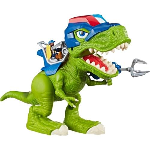 Hasbro Dinosaur Rescue Team SWAT Tyrannosaurus Pterodactyl Dragon Set Children Sound and Light Simulation Animal Toys