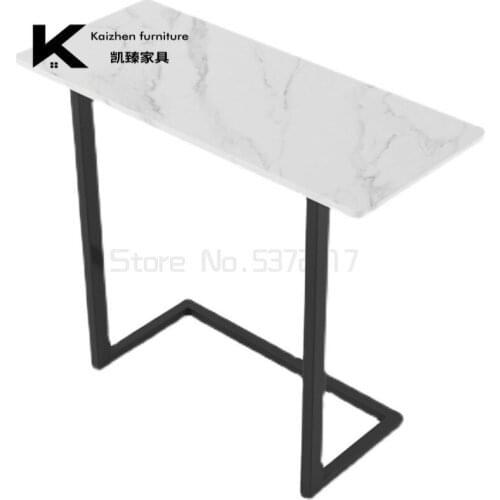Corner table Nordic marble sofa side table living room corner crevice side cabinet square tea table