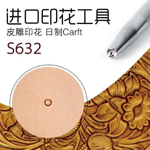 Japanese Imports of Carft Handmade Embossing Tools Leather Goods DIY Leather Carving Printing Tools [S632] Leather Stamping Tool