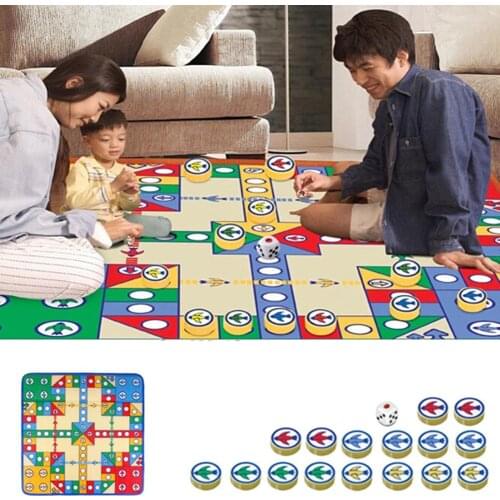 Funny Flying Chess Game Carpet Baby Crawling Playing Mat Educational Kids Toy