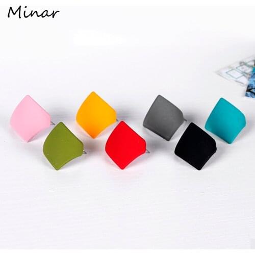 Irregular Geometry Earrings For Women Colorful Exaggerated Stud Earrings Personality Women Earrings Korean Style Fashion Jewelr