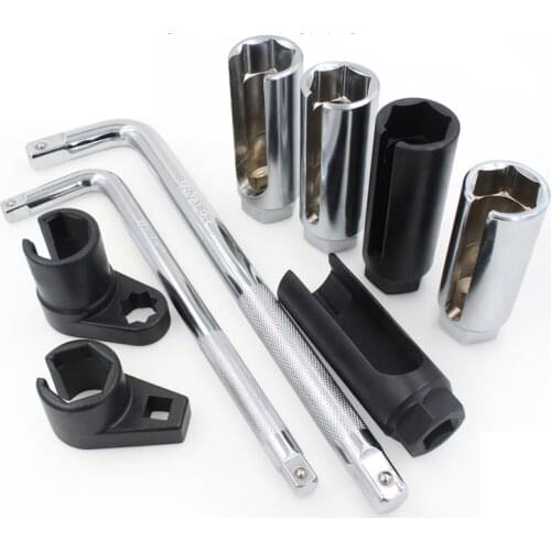 1/2 3/8 inches Drive by 7/8 inches 22mm Offset Oxygen Sensor Socket Wire Gate Accesses from Side Oxygen Sensor Removal Wrench