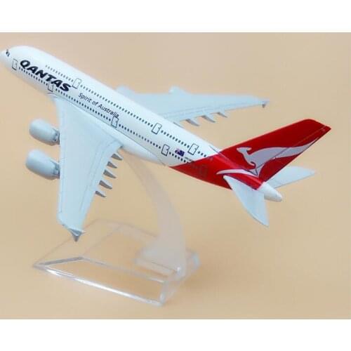 1:400 plane model A380 Australian Airlines aircraft A380 Metal simulation airplane model for kid toys Christmas gift