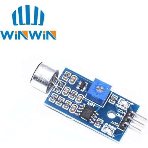 B21 1pcs Wholesale Sound Detection Sensor Module Sound Sensor Intelligent Vehicle