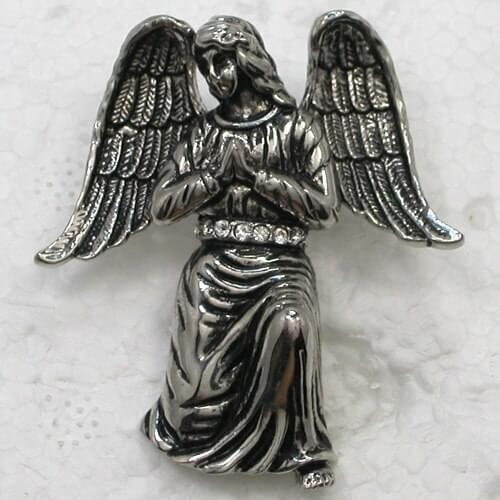 12pcs/lot Wholesale Fashion Brooch Crystal Rhinestone Angel Pin brooches C102122