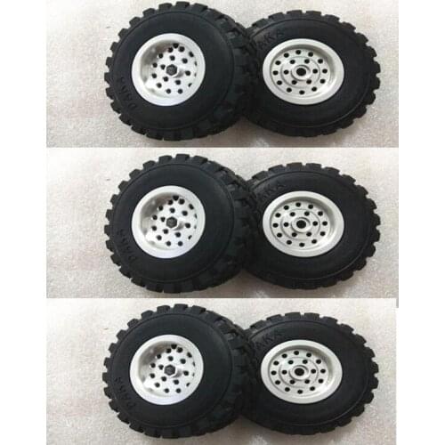 WPL B1 B-1 B14 B-14 B16 B24 B-24 C14 C-14 C24 C-24 RC Car spare parts Metal contour + gravel tire