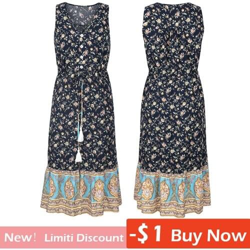Bobibla Floral Summer Dresses