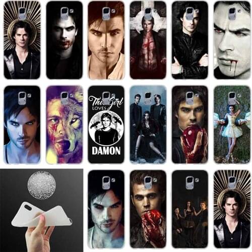 Phone case Cover Vampire Diaries Damon Ian Somerhalder FOR Samsung Galaxy J6 J4 J8 J7 2018 Plus J3 J5 J7 Prime Pro 2017 2016