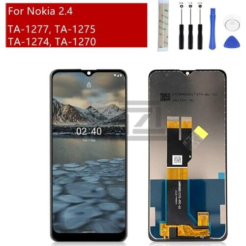 For Nokia 2.4 LCD Display Touch Screen Digitizer Assembly For Nokia 2.4 Display Replacement Repair parts 6.5"