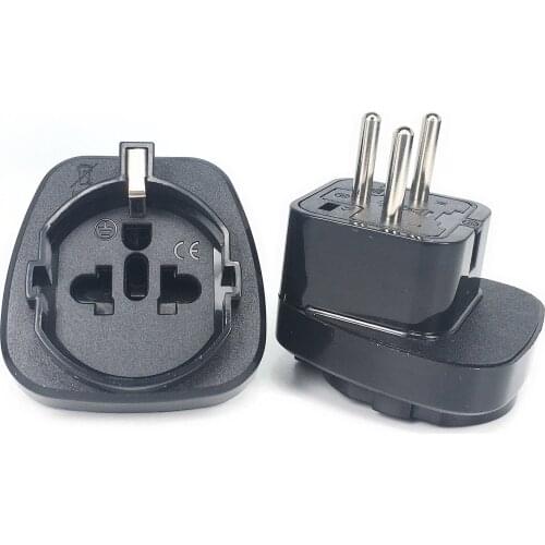 Travel Adapter Israel to US/Italy/Brazil/Schuko Universal Electric Plug Adapter 250V 10A