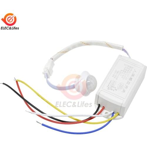 PIR Infrared Body Motion Sensor Detection LED Automatic Light Control switch 110V 220V Mini Closet PIR Sensor Smart Home Switch