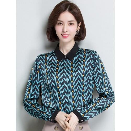 JANELUXURY Satin Blouses