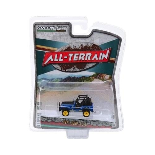 GreenLight 1:64 1971 Jeep CJ-5 Alloy Metal Diecast Cars Model Toy Vehicles For Children Boy Toys gift