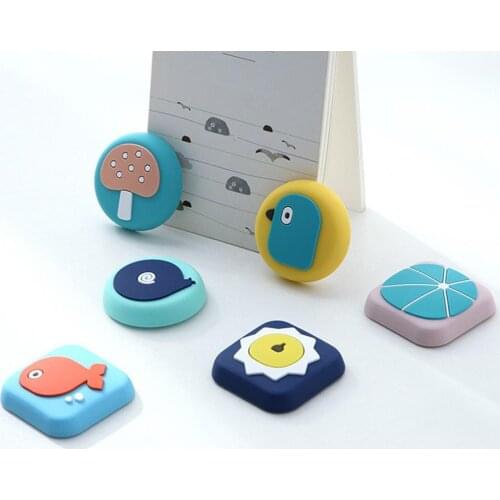 Cartoon Anti-Collision Door Handles Bumper Mute Protective Pad Wall Protection