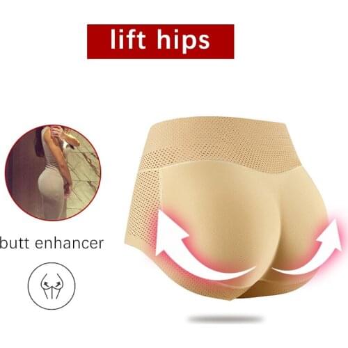 Hips Pads Panties Women Sexy Body Shaper Butt Enhancer Underwear Big Buttocks Lifter Seamless High Waist Shapewear Briefs