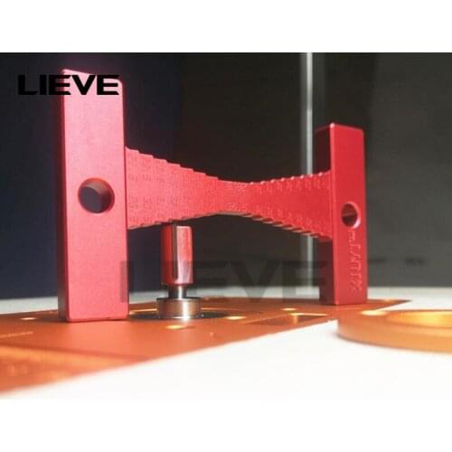 2Pcs High Precision Height Gauge Ruler Woodworking Router Table Electric Circular Saw Engraving Machine Measuring Tool