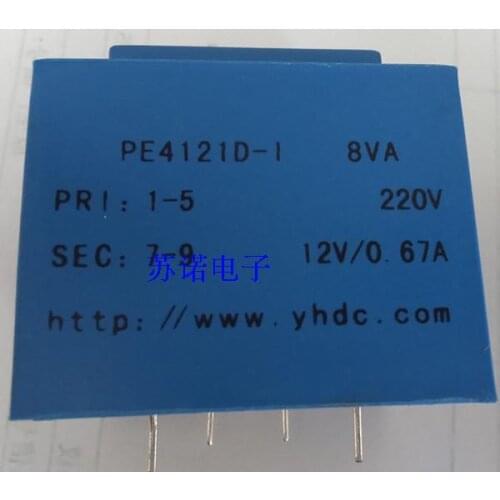 Wuxi SEG Yaohua PE4121D-I 8VA 220V/12V0.67A potting transformer