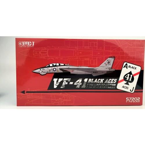 Great Wall Hobby S7202 1/72 U.S. F-14A Tomcat VF-41 Black Aces - Limited Edition Model Kit