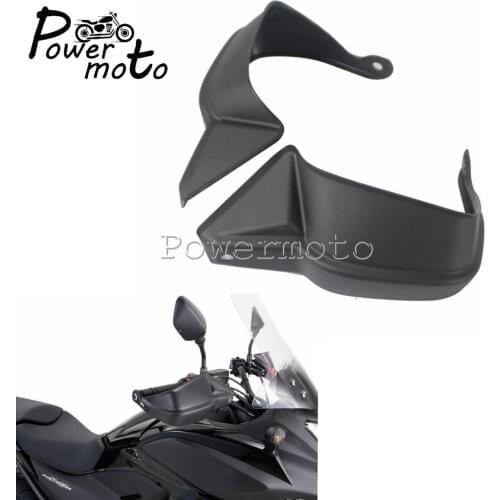 1 Pair ABS Plastic Motorcycle Black Hand Protectors Handguards w/ Mount Brackets For Honda NC700 X NC750X DCT NC750S 2012-2017