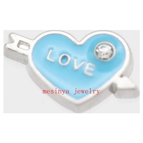 10pcs Cupids bow floating charms for glass locket Min amount $15 per order mixed items,FC-003