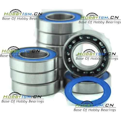10PCS full complement BIKE BEARING 6800 61800 VRS A3 Blue Rubber 10x19 x5 mm